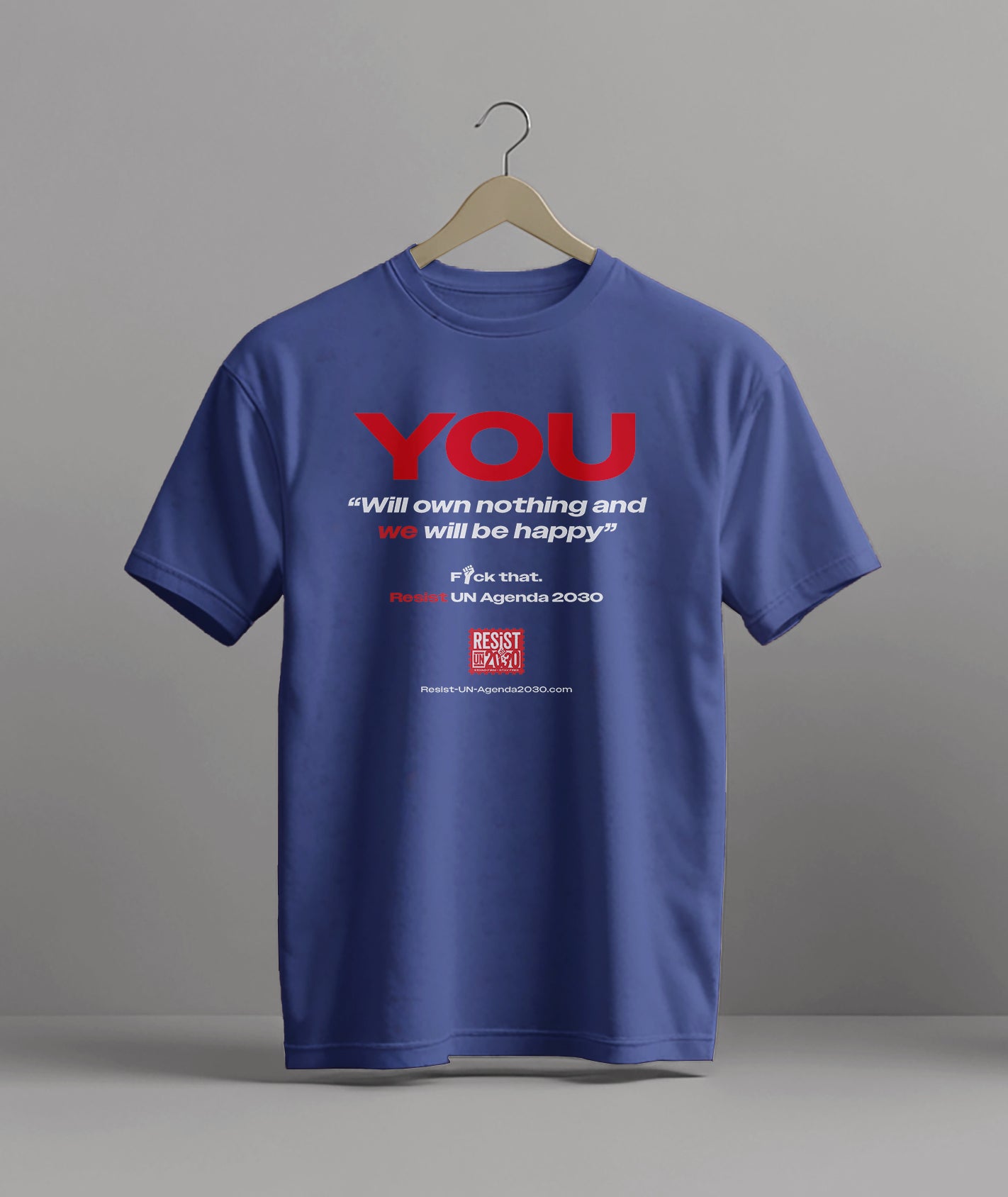 Resist UN Agenda 2030 T-shirt