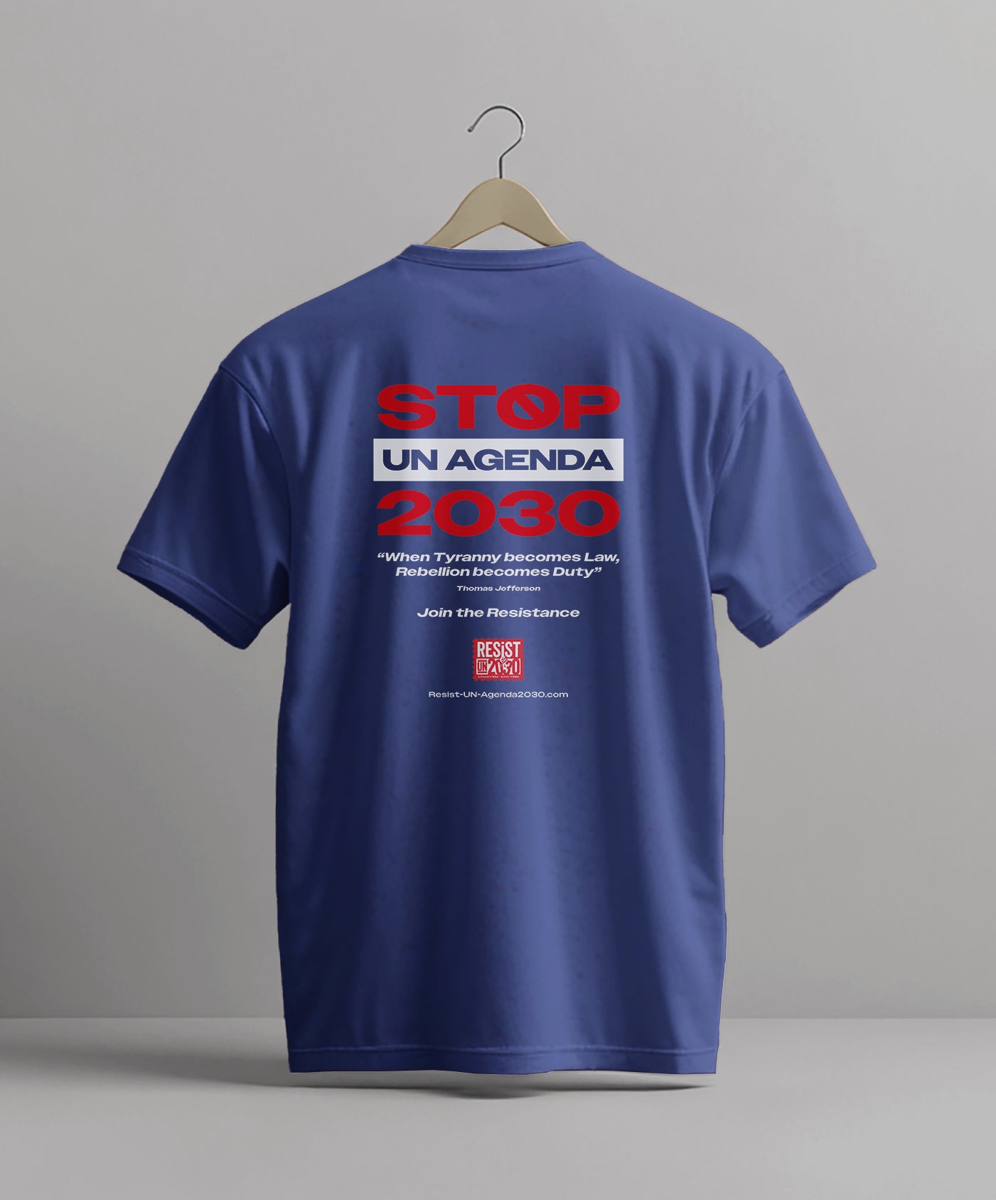 Resist UN Agenda 2030 T-shirt